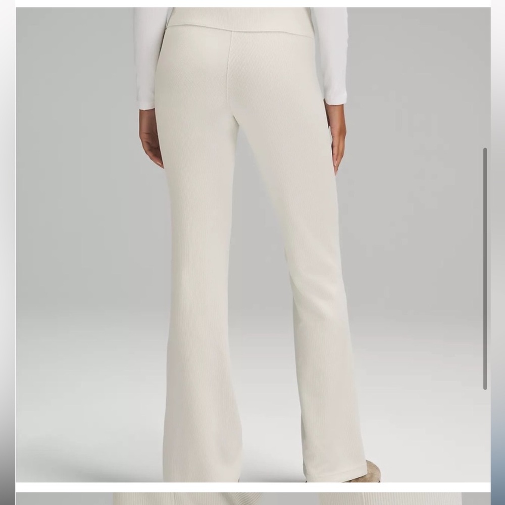 Brushed Softstreme Ribbed Zip flared Pants lululemon
